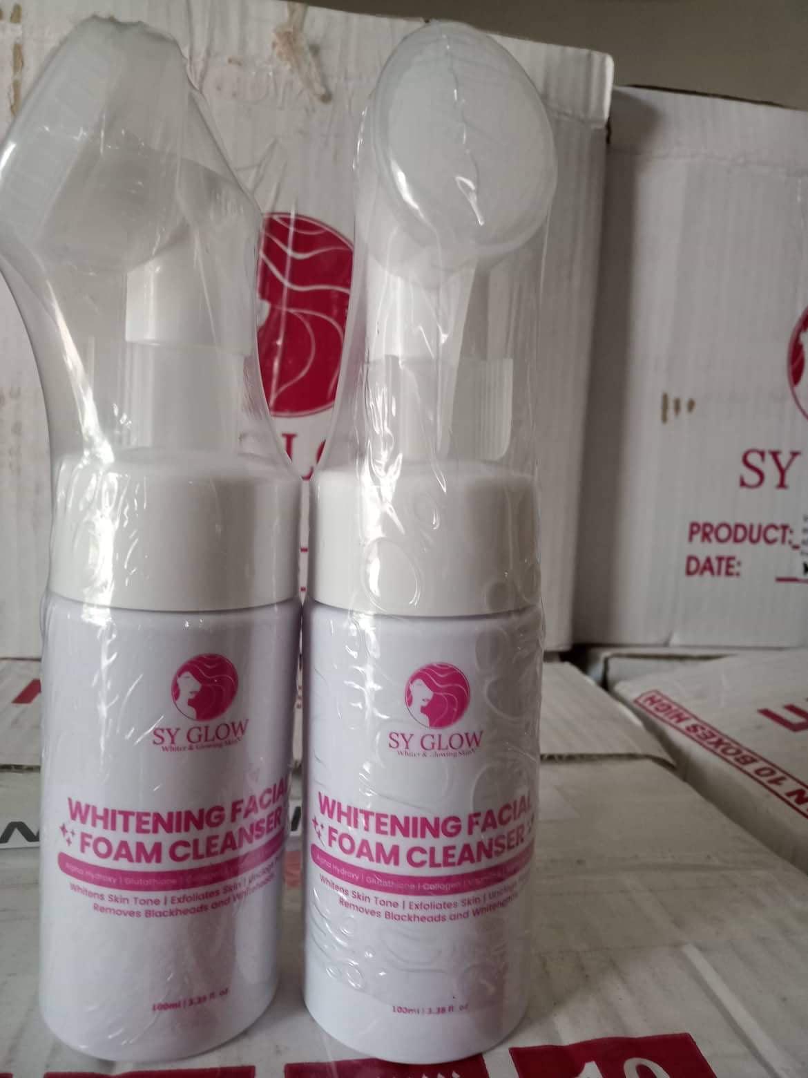 Sy Glow Whitening Facial Foam Cleaner