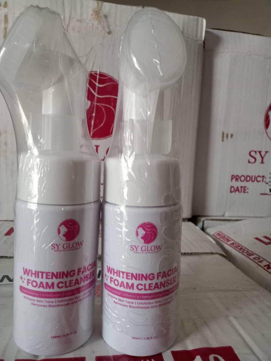 Sy Glow Whitening Facial Foam Cleaner - MZG Health & Beauty Imports
