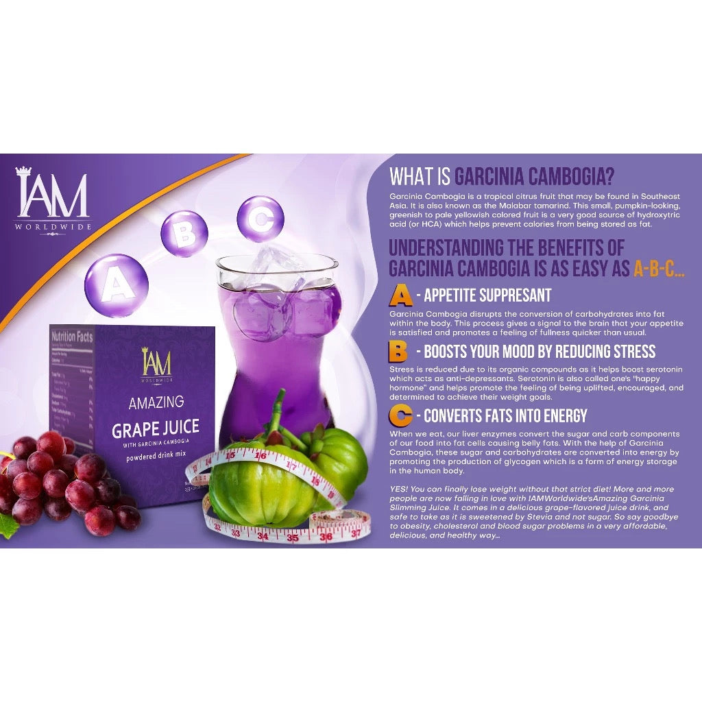 I AM AMAZING Grape Juice with Garcinia Cambogia