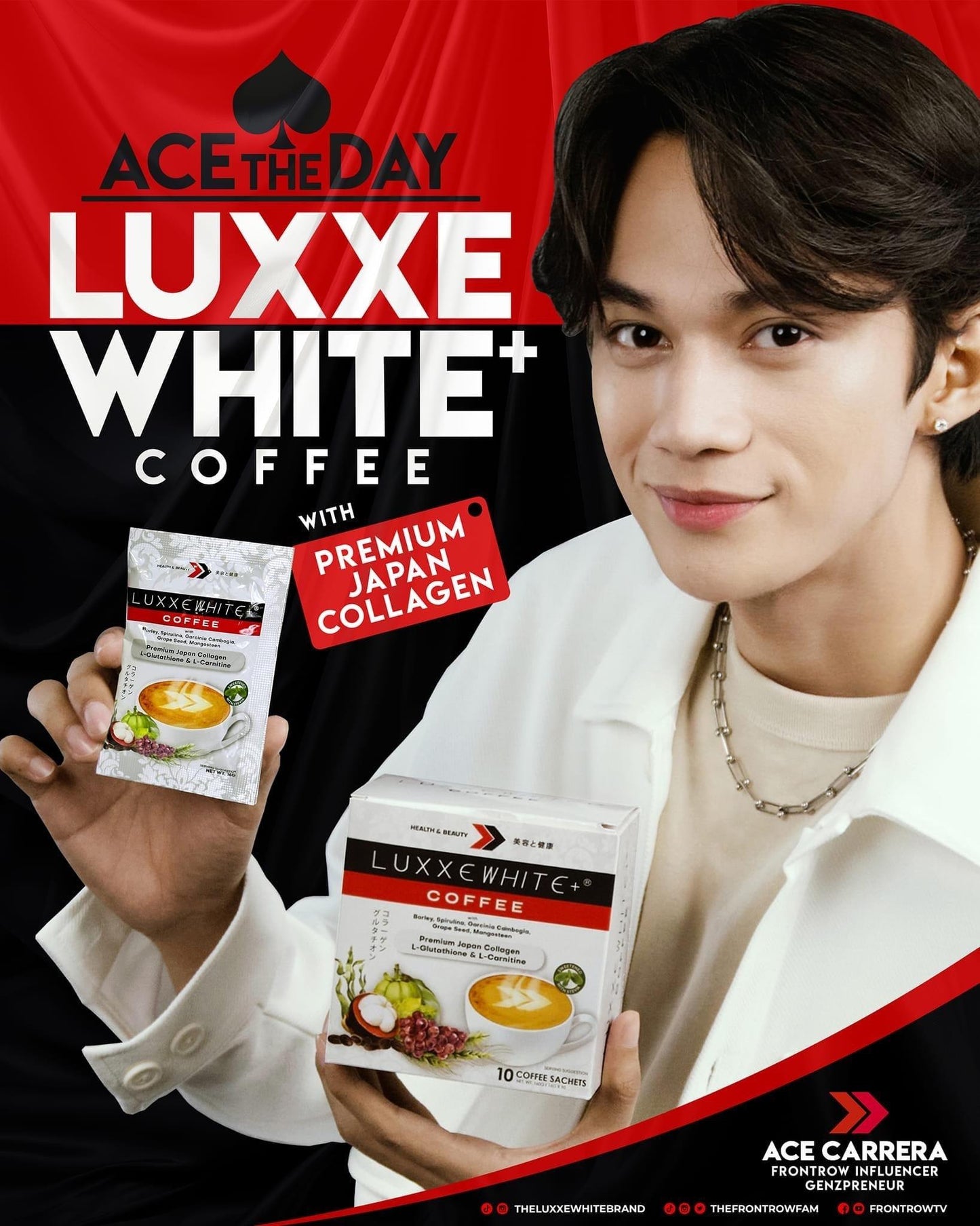 Frontrow Luxxe White Coffee | 10 Sachets