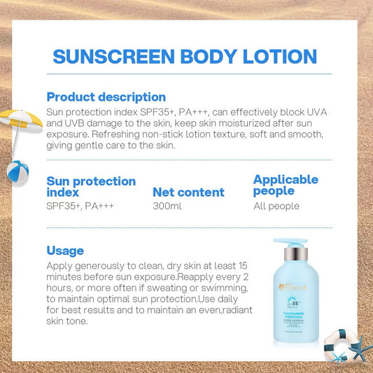 Shawill Niacinamide Whitening Body Lotion SPF35 - MZG Health & Beauty Imports
