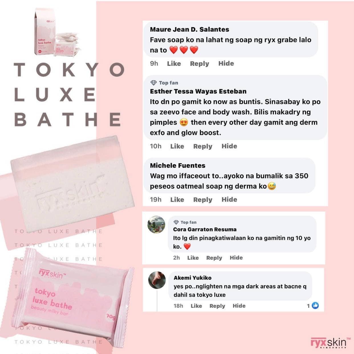 Ryxskin Tokyo Luxe Bathe Beauty Milk Bar