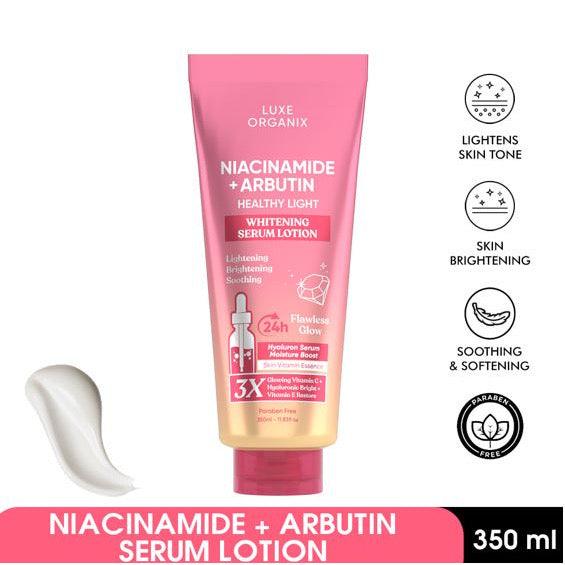 Luxe Organix Niacinamide + Arbutin Whitening Serum Lotion | 350ml