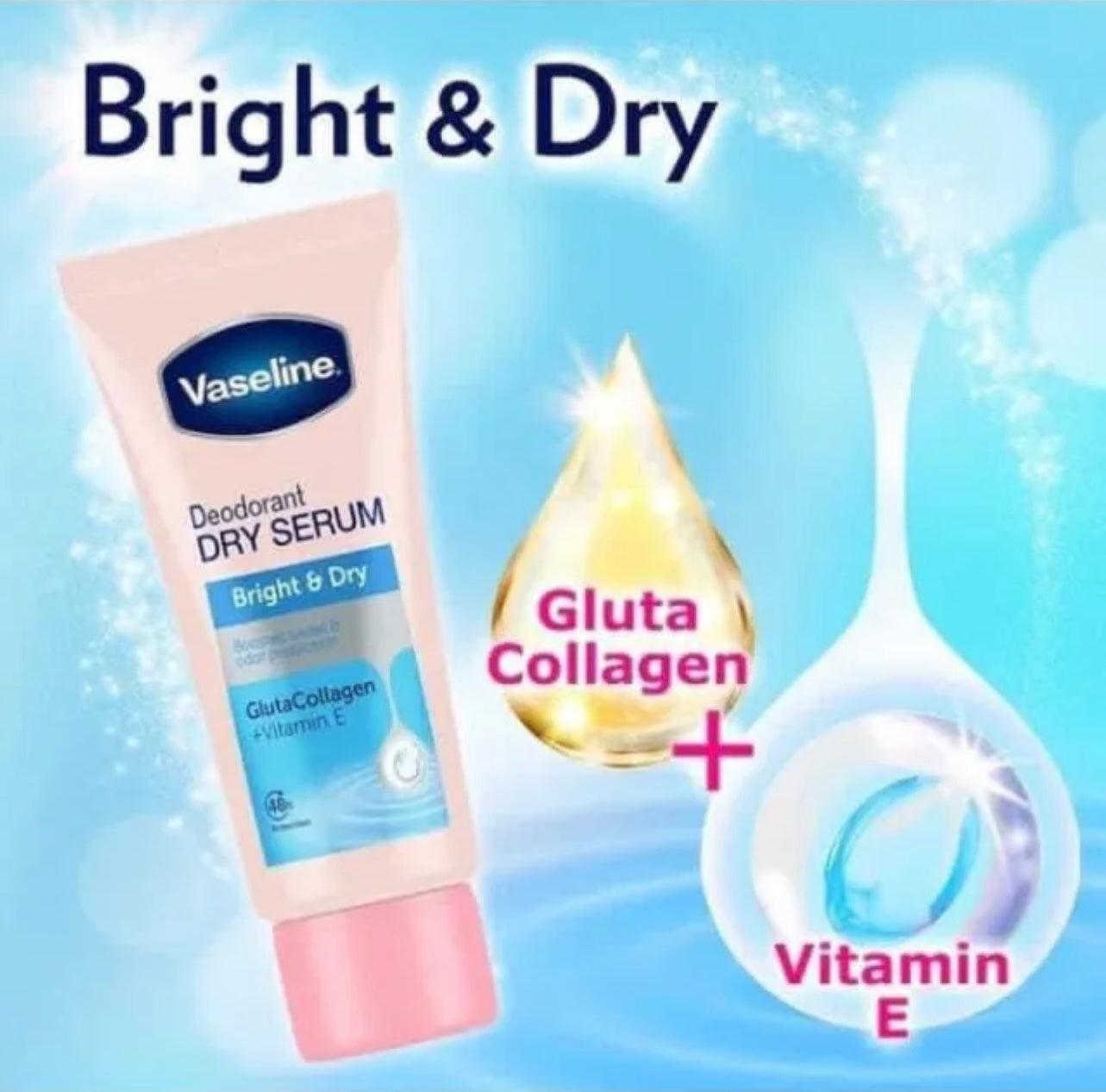 Vaseline Dry Serum Bright & Dry Underarm Whitening Cream