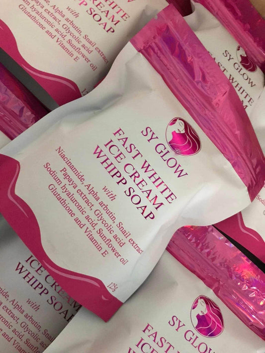 Sy Glow Fast White Ice Cream Whipp Soap - MZG Health & Beauty Imports
