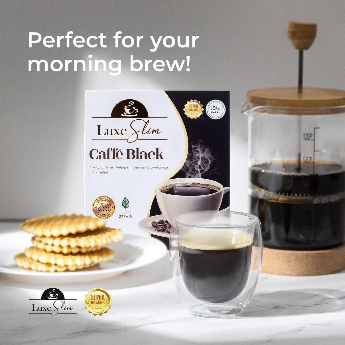 Luxe Slim Caffé Black 10 Sachets