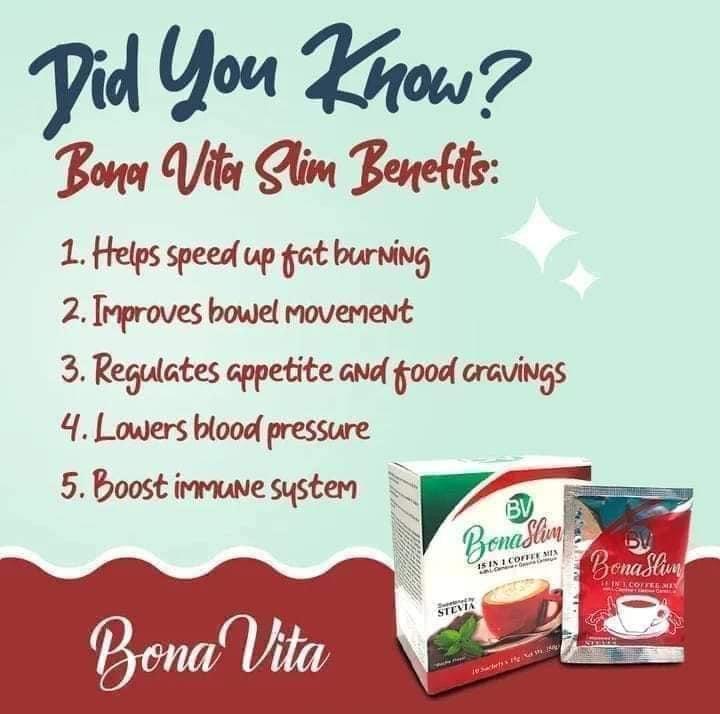 Bona Vita Slim 15 in 1 Coffee Mix