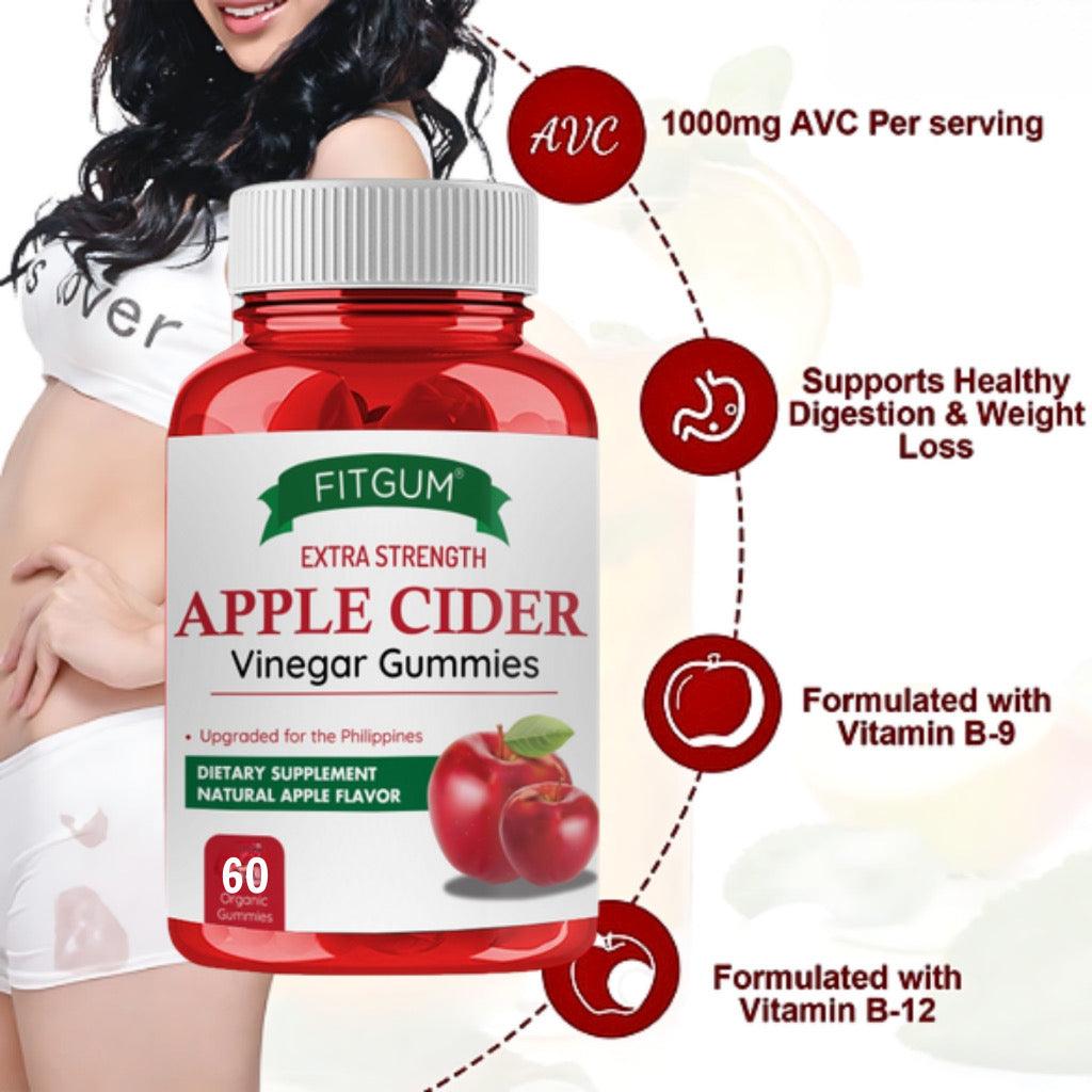 FITGUM Extra Strength Apple Cider Vinegar Gummies