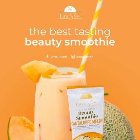 Luxe Slim Cantaloupe Melon Beauty Smoothie