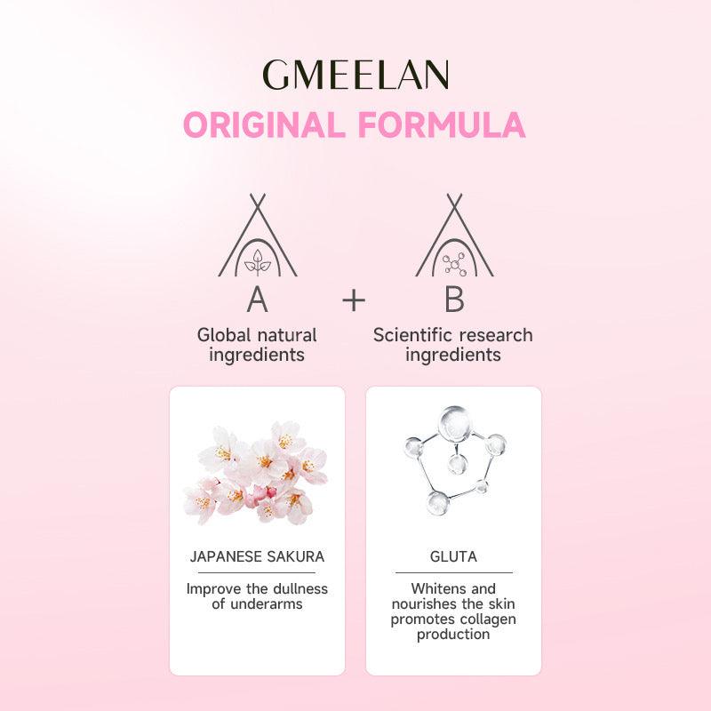 ￼GMEELAN Sakura Underarm Whitening Cream Body Pearl Moisturizer 30g