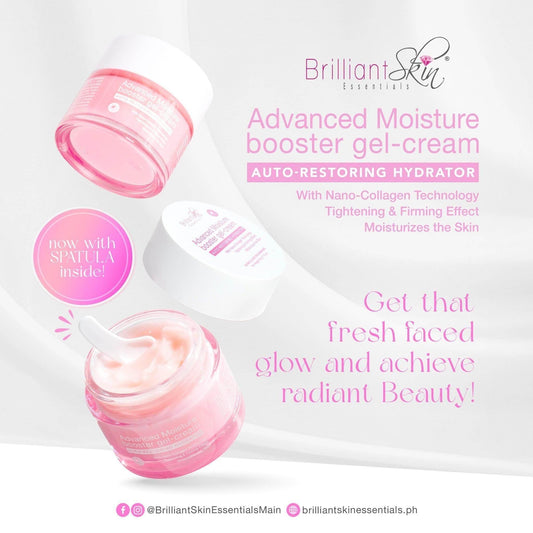Brilliant Skin Advanced Moisture Booster – Gel-Cream for Hydrated, Glowing Skin - MZG Health & Beauty Imports