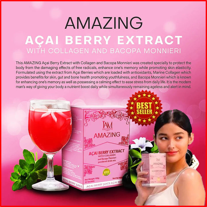 I am ￼Amazing Acai Berry Extract with Collagen (7 sachets)