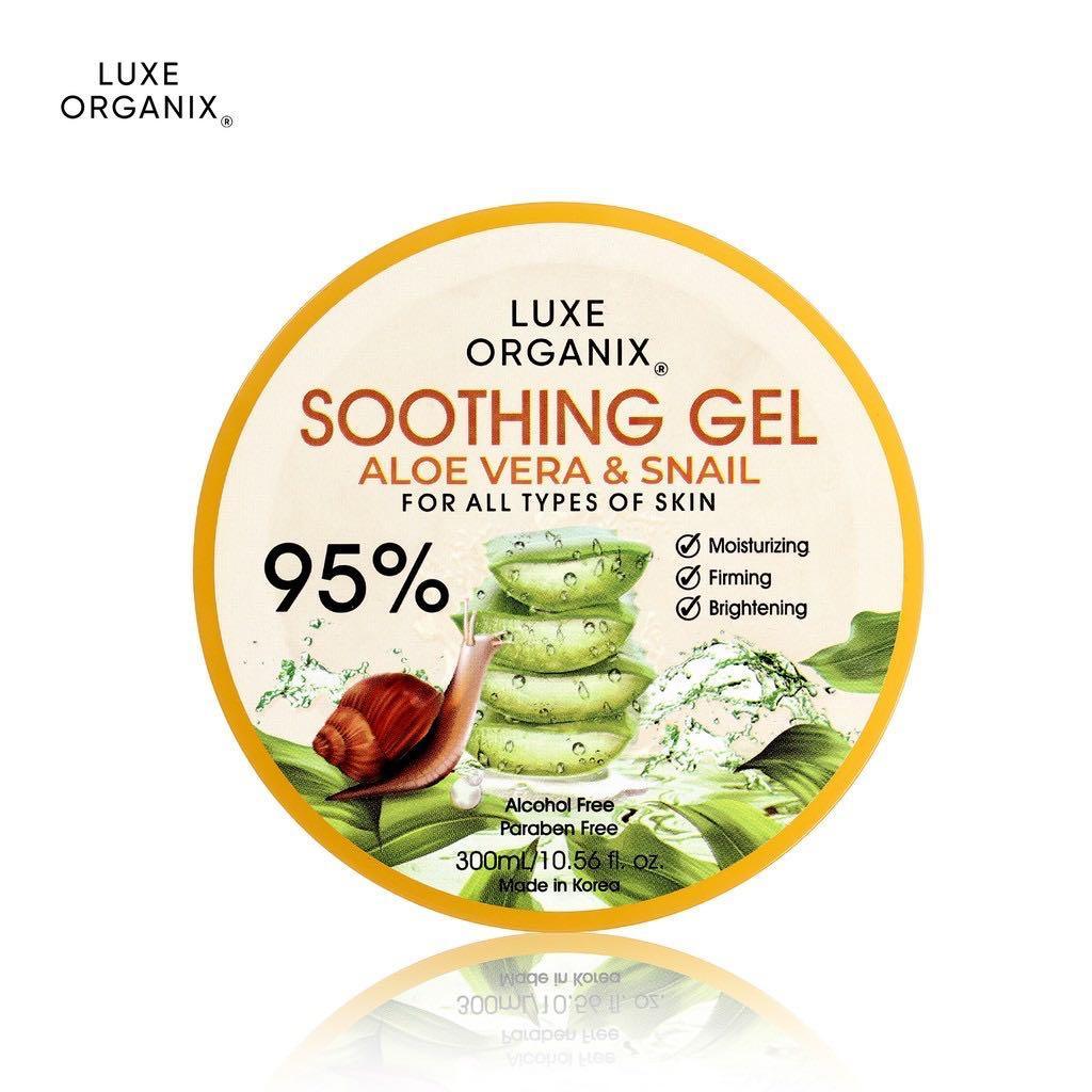 Luxe Organix Soothing Gel Aloe Vera & Snail 300mL