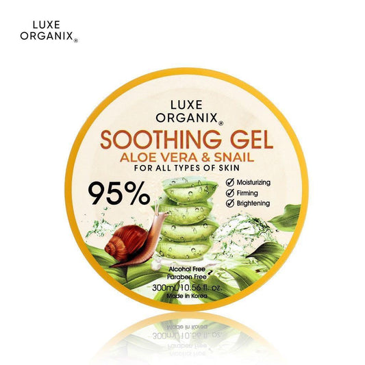 Luxe Organix Soothing Gel Aloe Vera & Snail 300mL