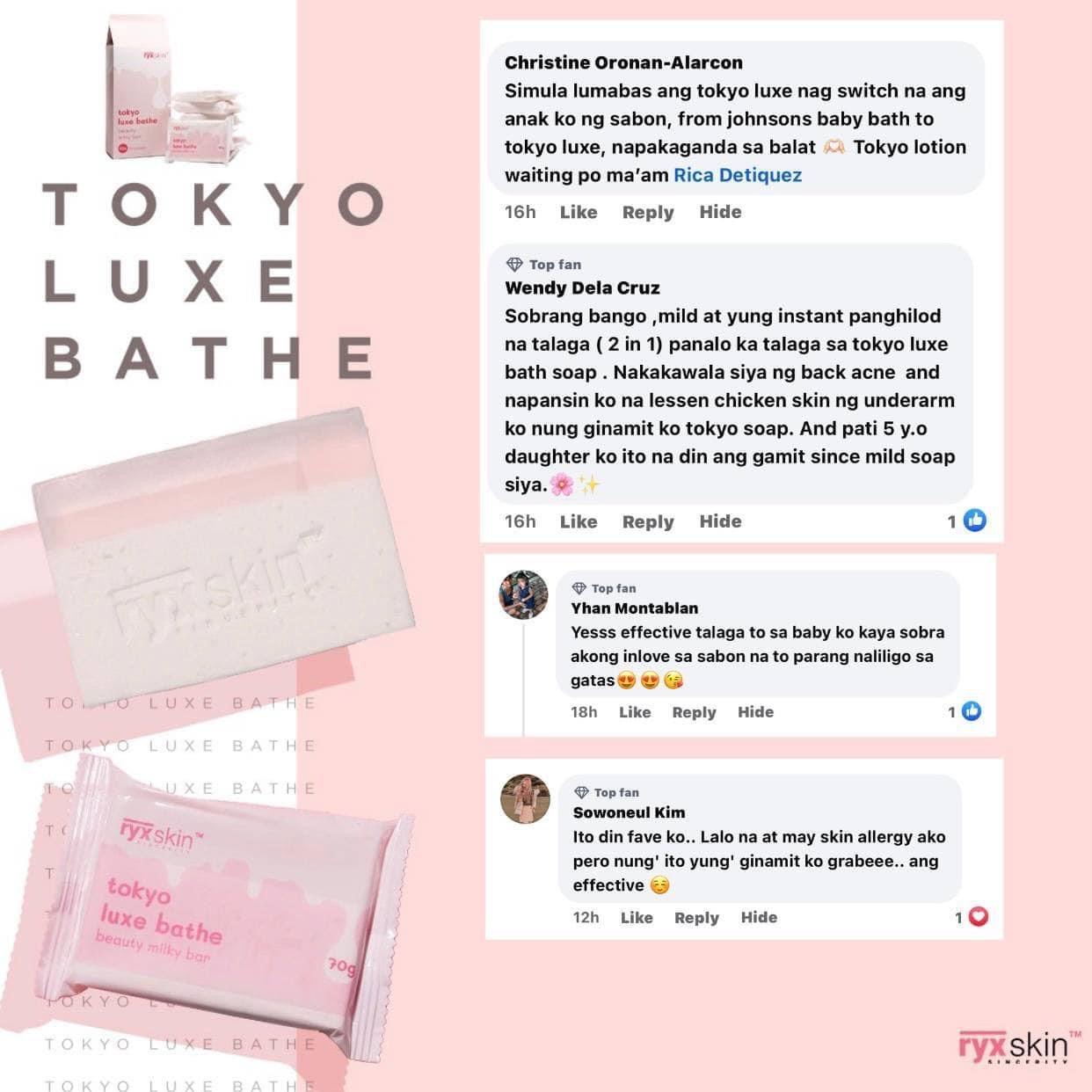 Ryxskin Tokyo Luxe Bathe Beauty Milk Bar