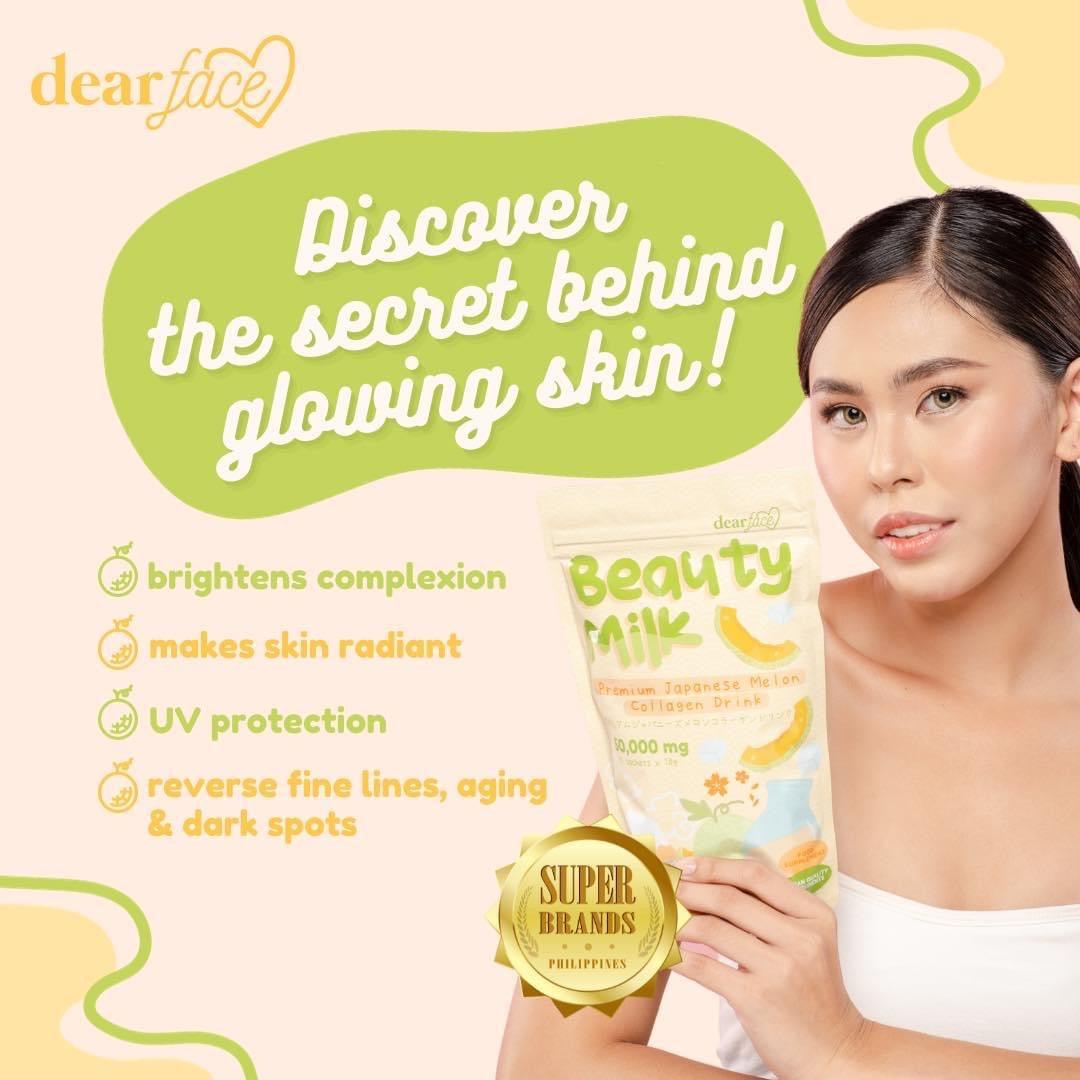 Dear Face Beauty Milk Premium Japanese Melon Collagen Drink