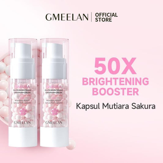 ￼GMEELAN Sakura Underarm Whitening Cream Body Pearl Moisturizer 30g