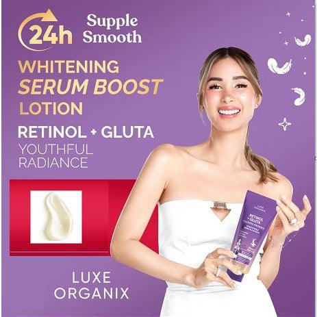 Luxe Organix Retinol + Gluta Whitening Serum Lotion | 350ml