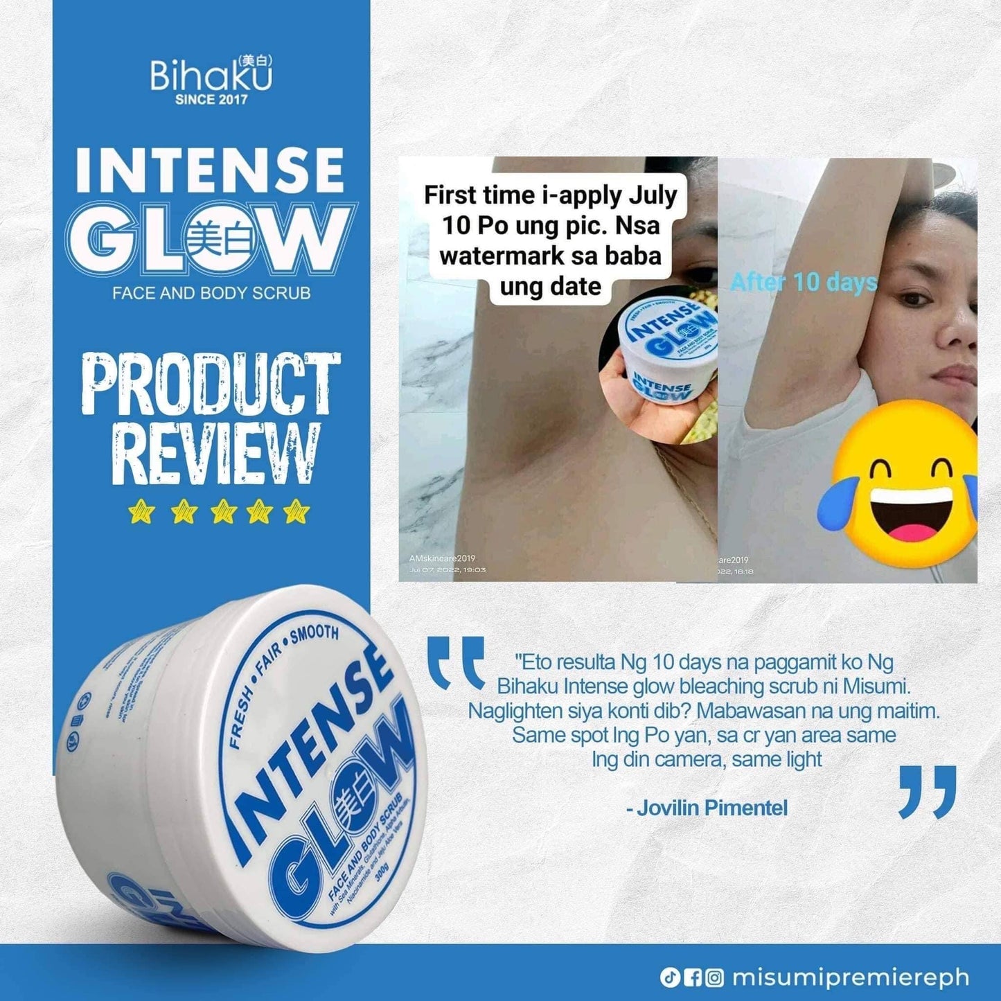 Bihaku Intense Glow Face and Body Scrub