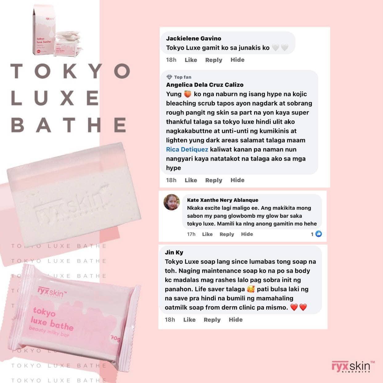 Ryxskin Tokyo Luxe Bathe Beauty Milk Bar