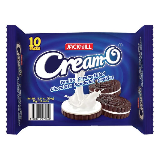 ￼Cream-O Vanilla Chocolate Sandwich Cream (30g x 10)