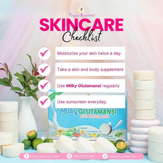 Naguia Essentials 10in1 Milky Glutamansi with Baking Soda | 20 soaps in 1 box - MZG Health & Beauty Imports