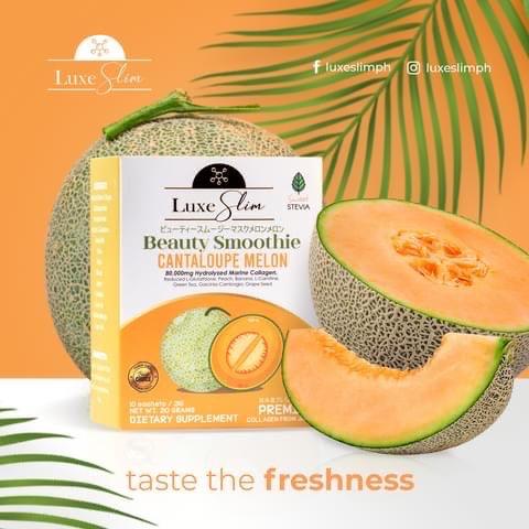 Luxe Slim Cantaloupe Melon Beauty Smoothie