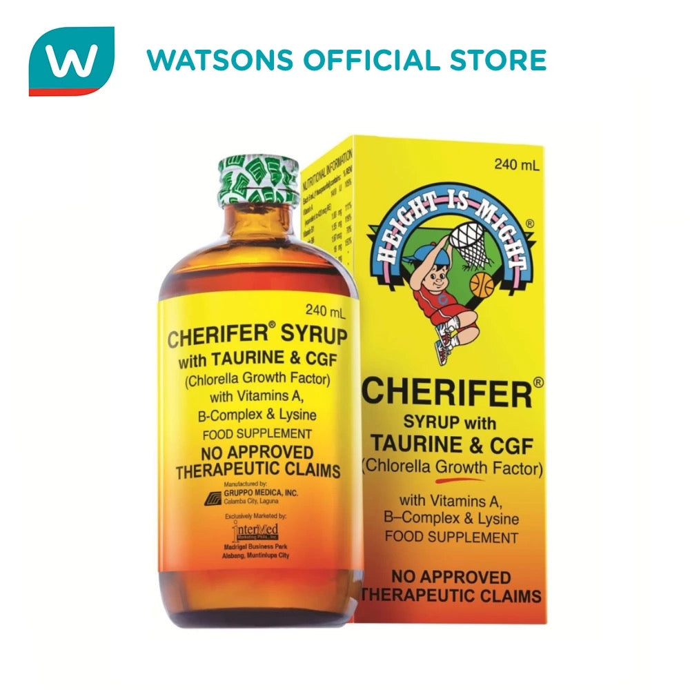 ￼Cherifer Syrup  with Taurine and CGF  240 mL