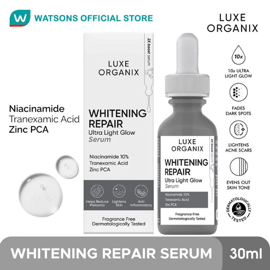 ￼LUXE ORGANIX Whitening Repair Ultralight Glow Serum 30ml