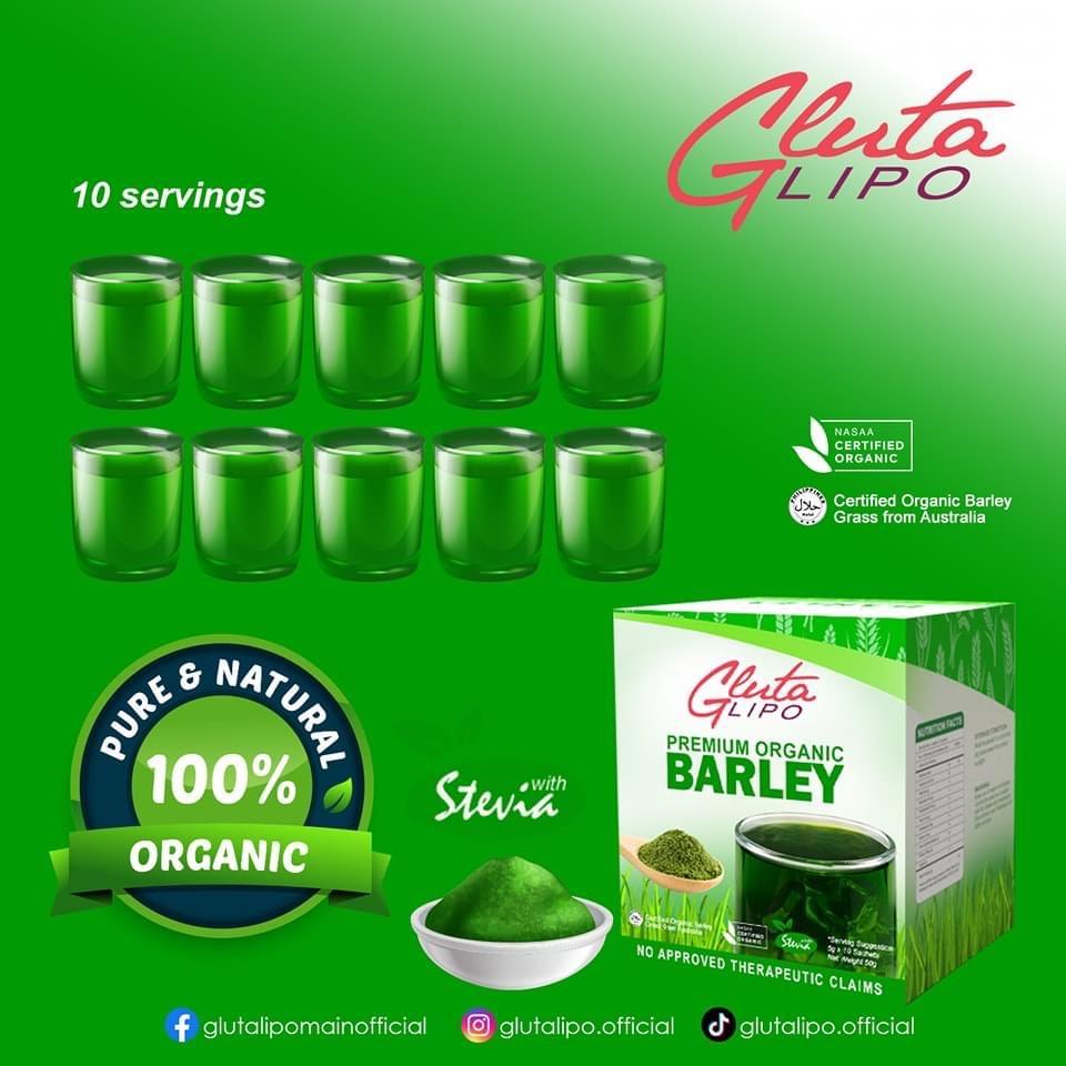 Gluta Lipo Premium Organic Barley