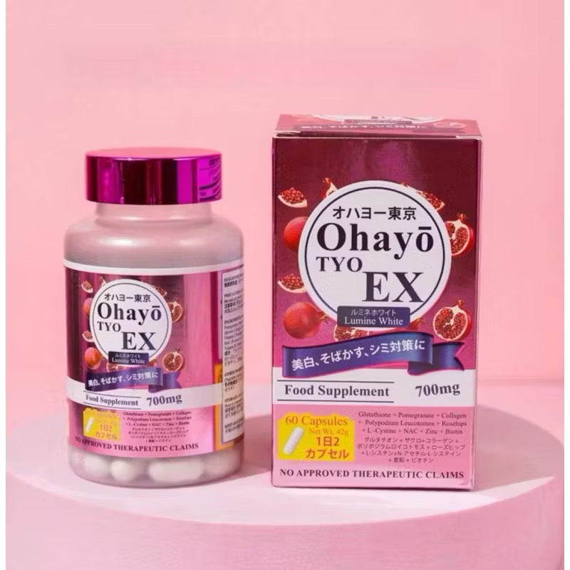 Ohayo TYO EX Lumine White | 60 Caps