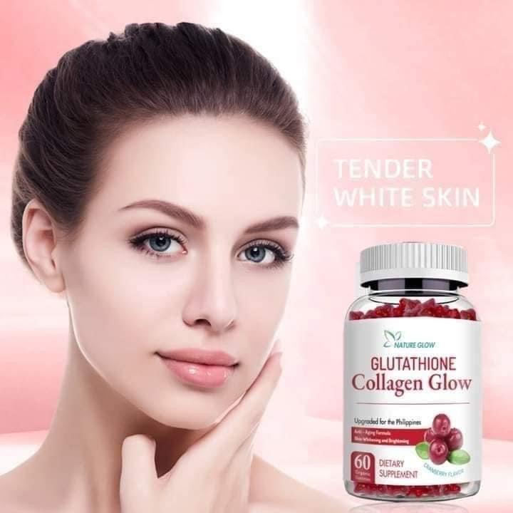 Nature Glow Glutathione Collagen Glow Gummies Cranberry Flavor