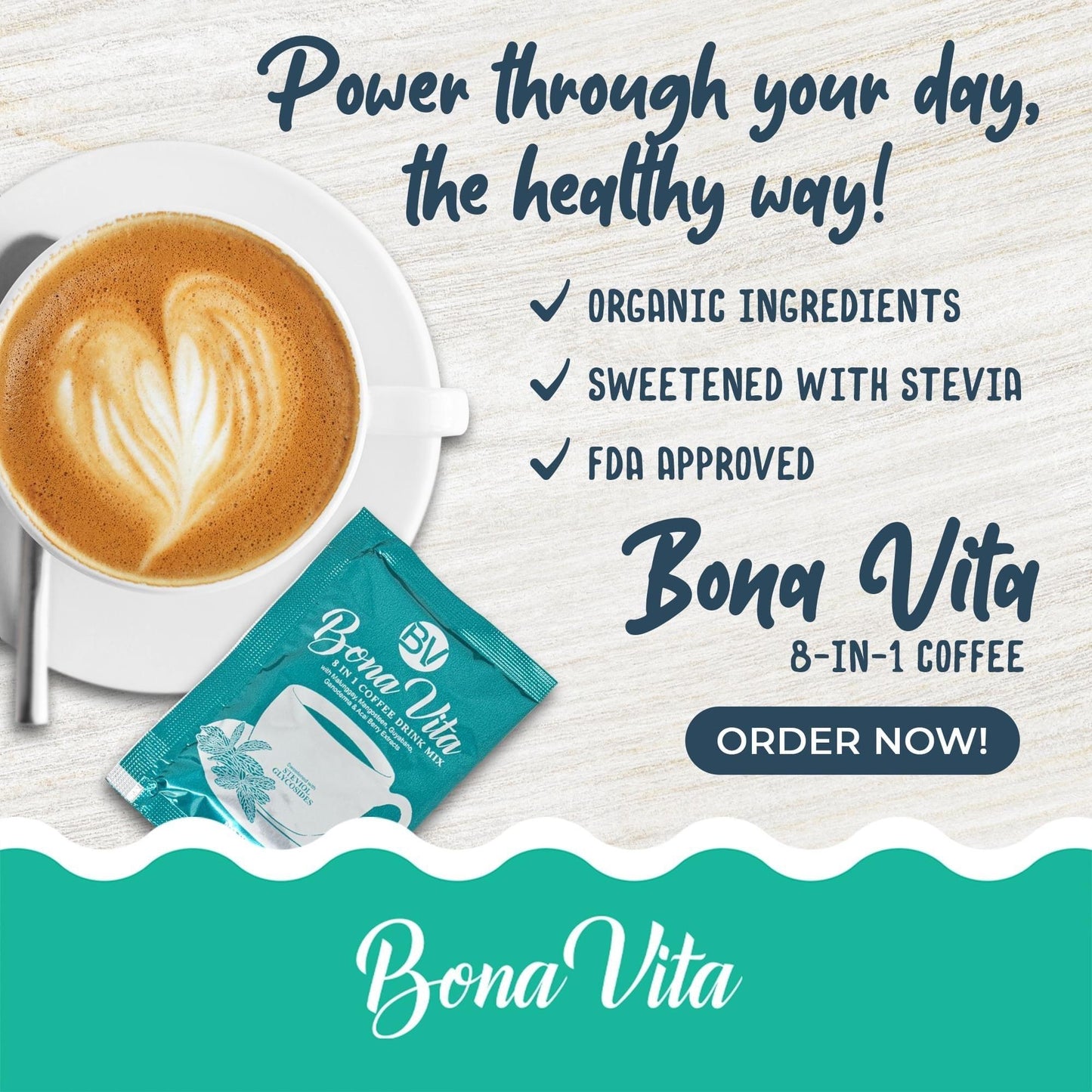 Bona Vita 8 in 1 Coffee Drink Mix