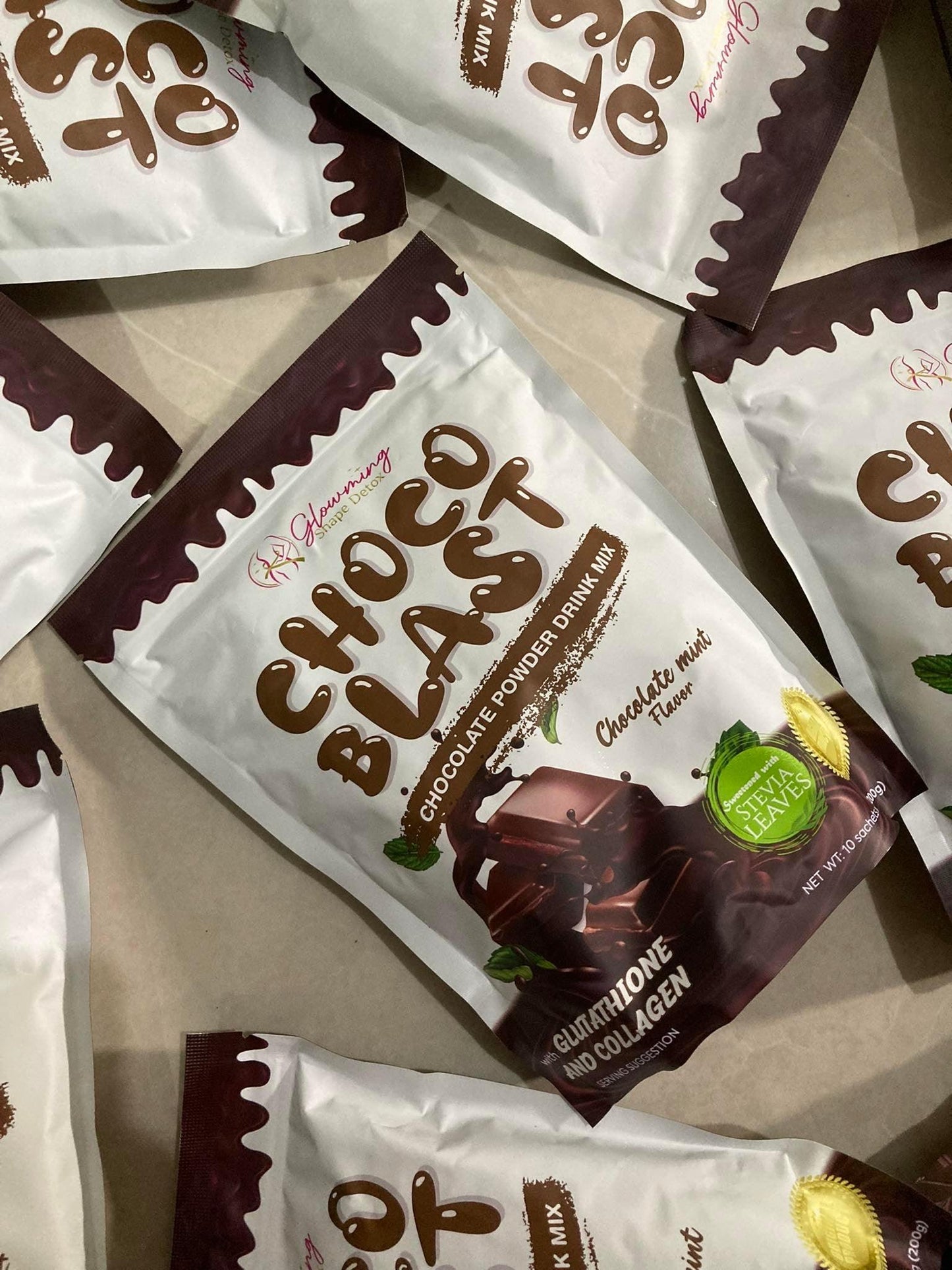 Glowming Shape Detox Choco Blast | 10 Sachets