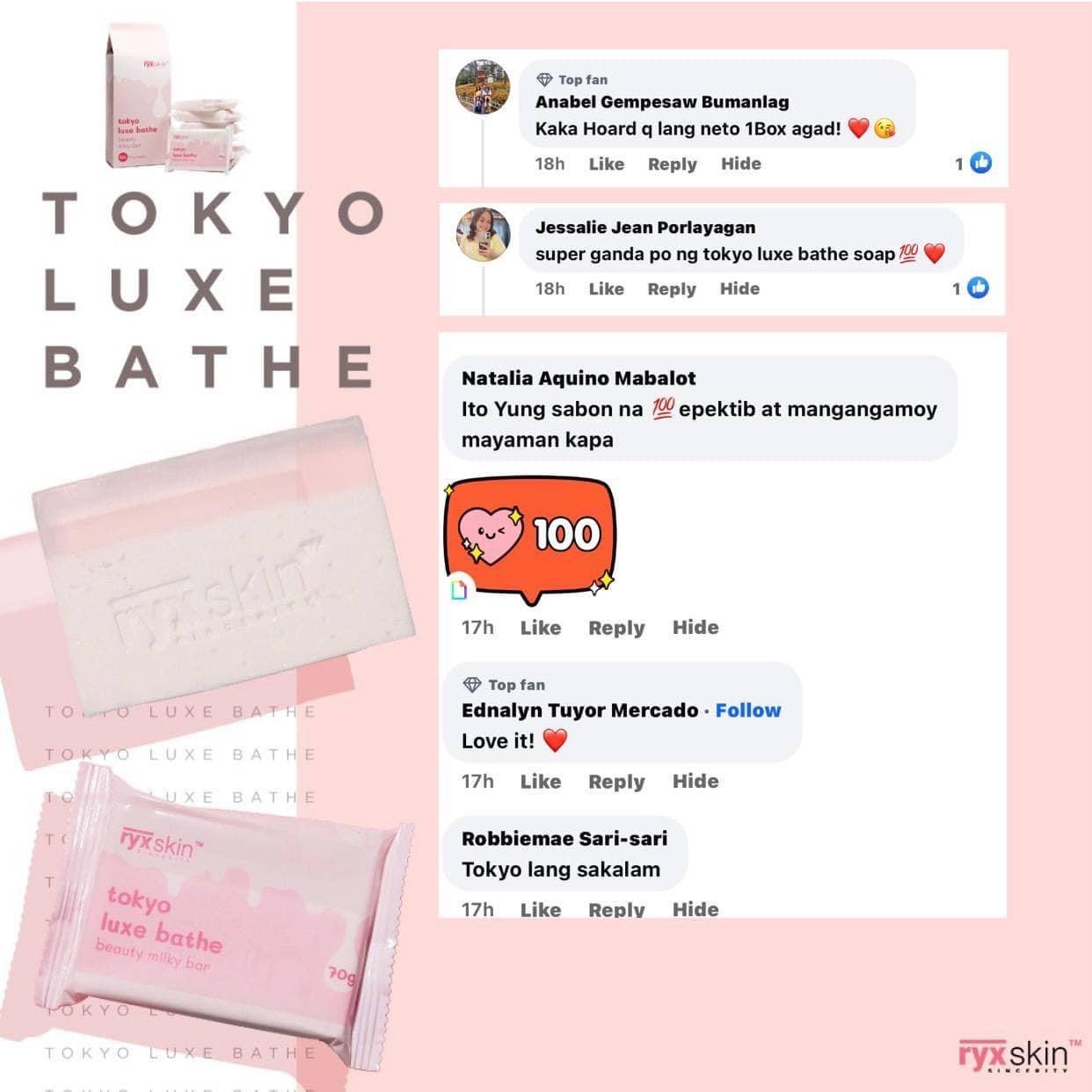 Ryxskin Tokyo Luxe Bathe Beauty Milk Bar