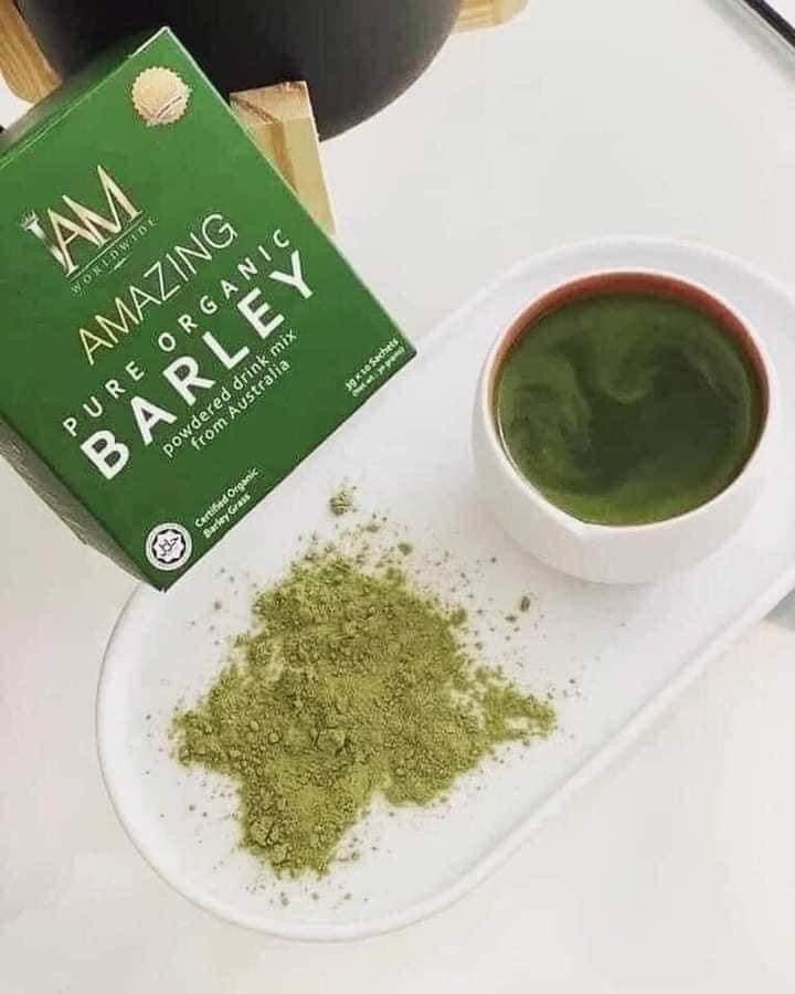 I Am Amazing Pure Organic Barley Powdered Drink Mix from Australia