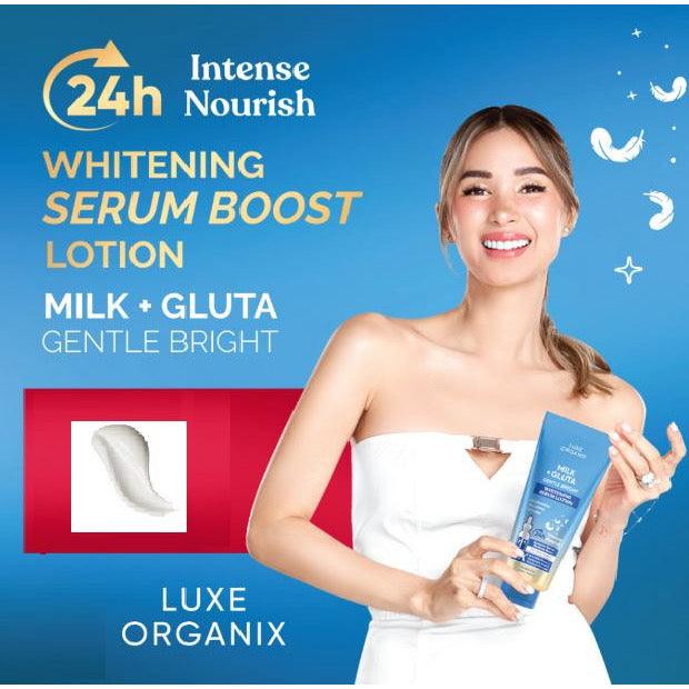 Luxe Organix Milk + Gluta Whitening Serum Lotion | 350ml