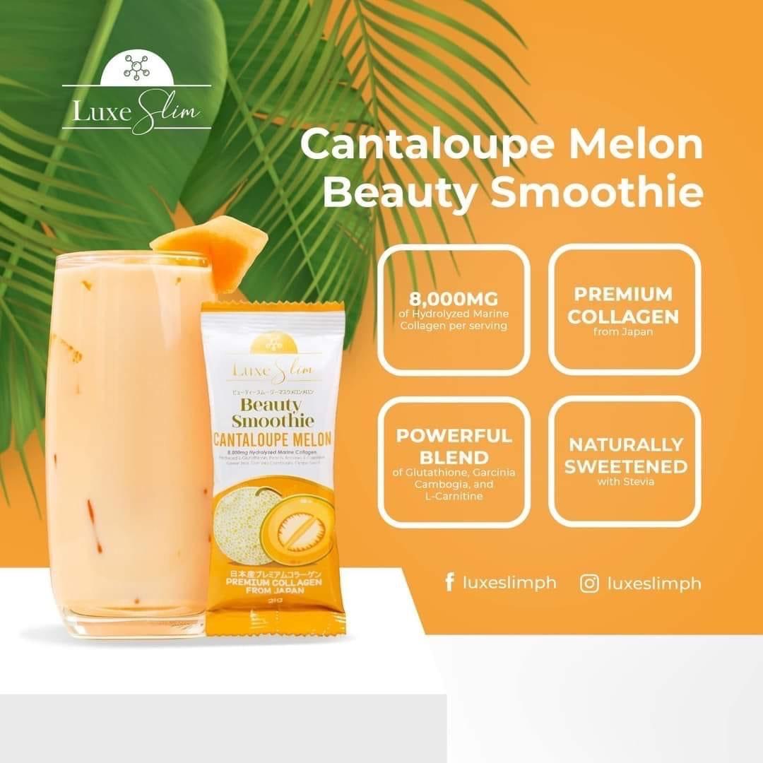 Luxe Slim Cantaloupe Melon Beauty Smoothie