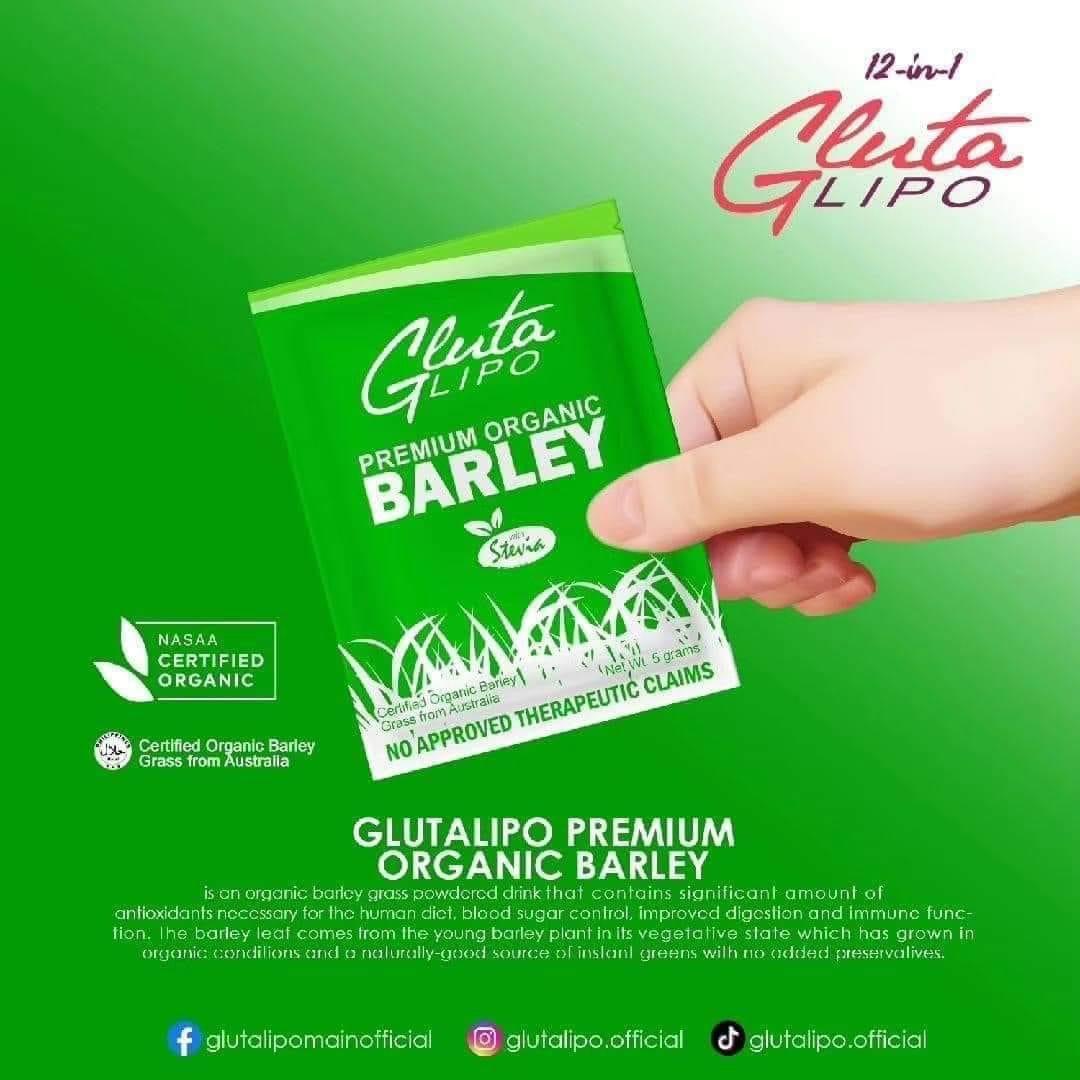 Gluta Lipo Premium Organic Barley