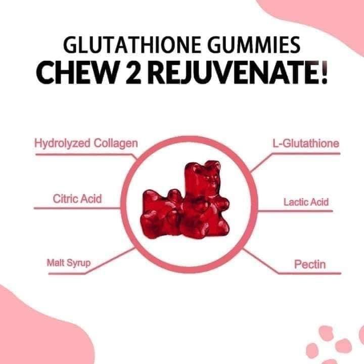 Nature Glow Glutathione Collagen Glow Gummies Cranberry Flavor