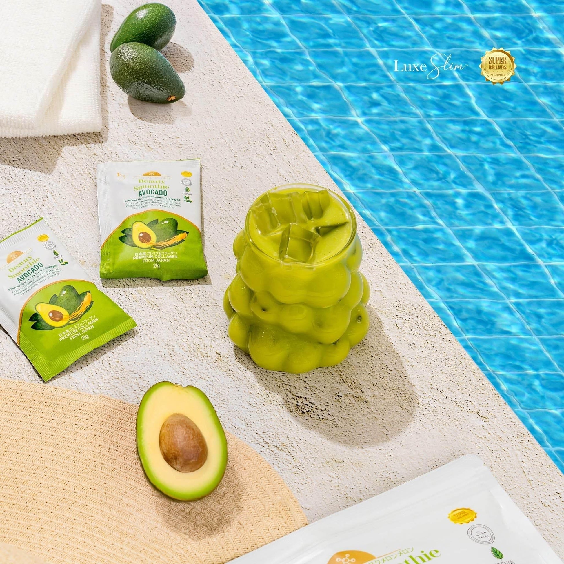 Luxe Slim Beauty Smoothie Avocado Nutritious Drink for Glowing Skin MZG Health & Beauty Imports Luxe Slim Beauty Smoothie Avocado Nutritious Drink for Glowing Skin MZG Health & Beauty Imports