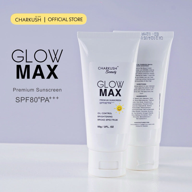 Charkush Beauty GLOWMAX Premium Sunscreen SPF80+PA+++ (50g)