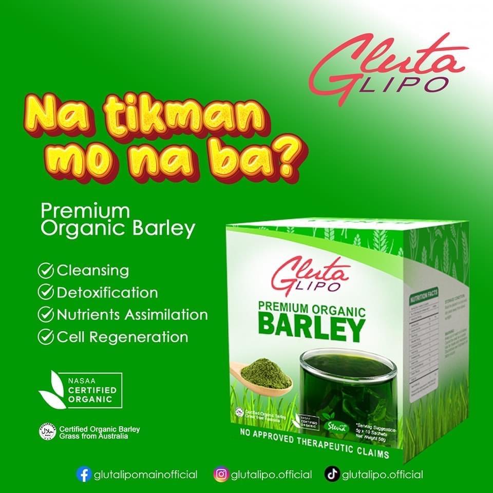 Gluta Lipo Premium Organic Barley