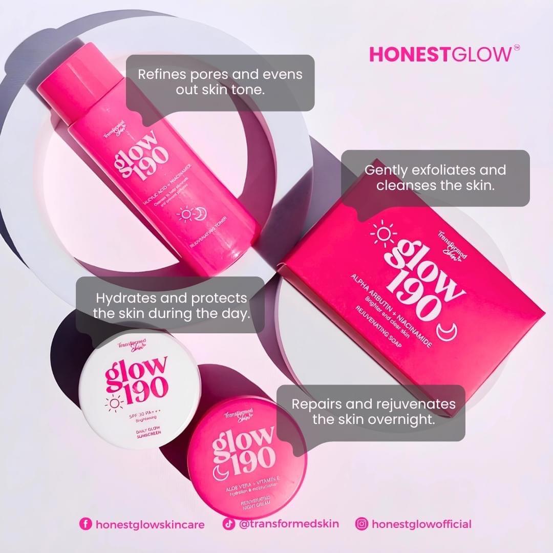 Honest Glow Transformed Skin Glow 190 Rejuvenating Set