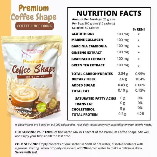 Premium Coffee Shape by Cris Cosmetics - MZG Health & Beauty Imports