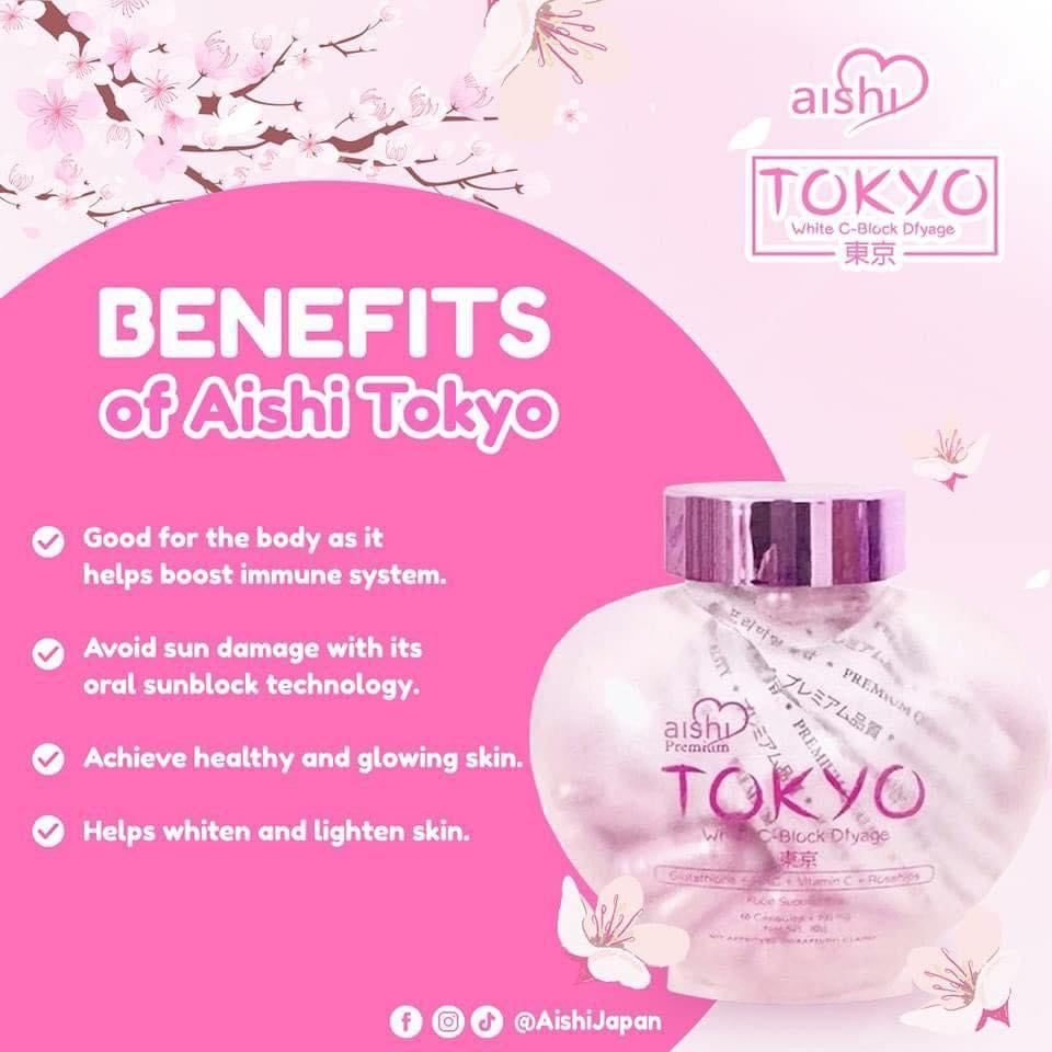 Aishi Premium Tokyo Glutathione + NAC + Vitamin C + Rosehips