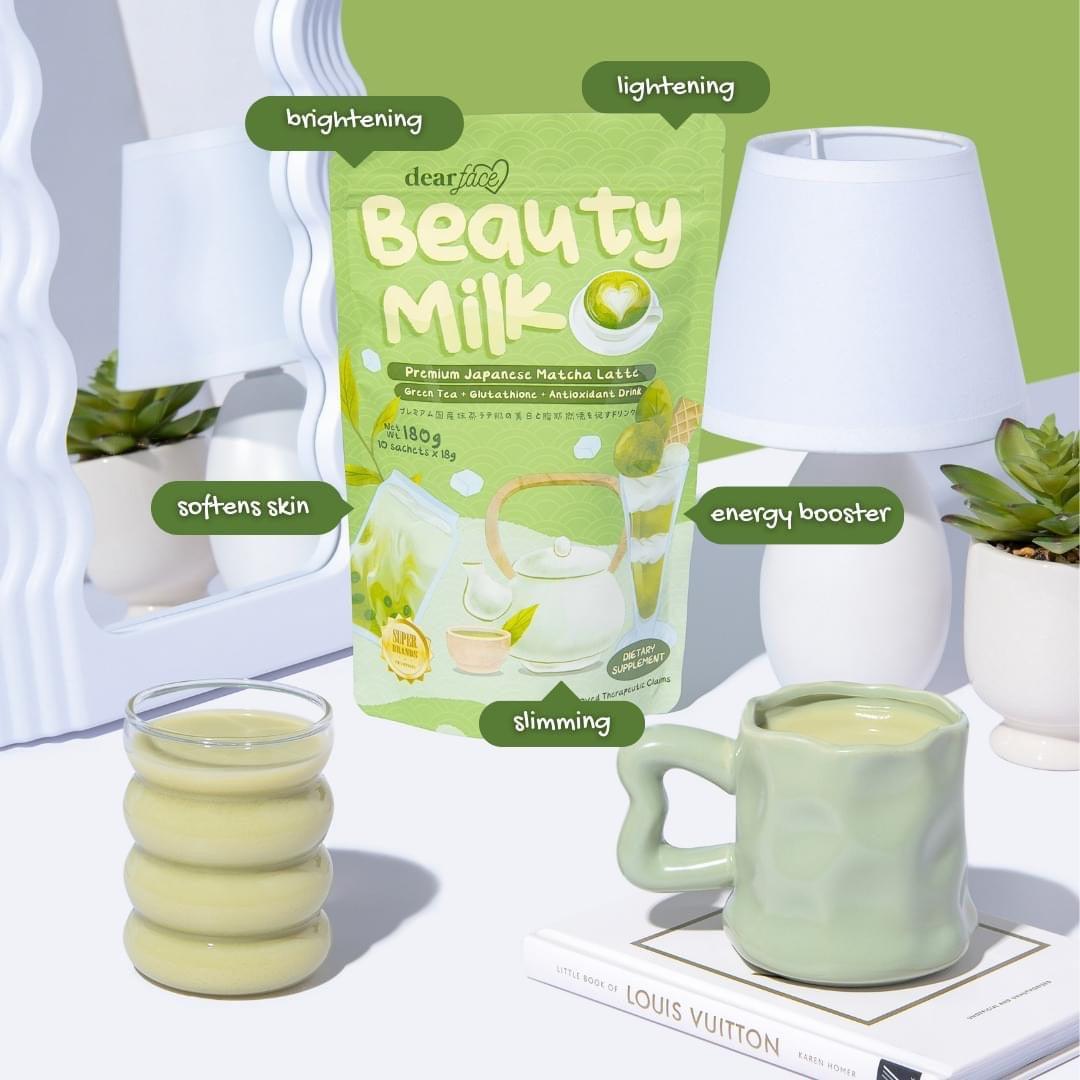 Dear Face Beauty Milk Matcha Latte