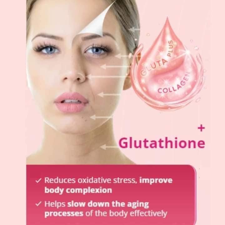 Nature Glow Glutathione Collagen Glow Strawberry Flavor