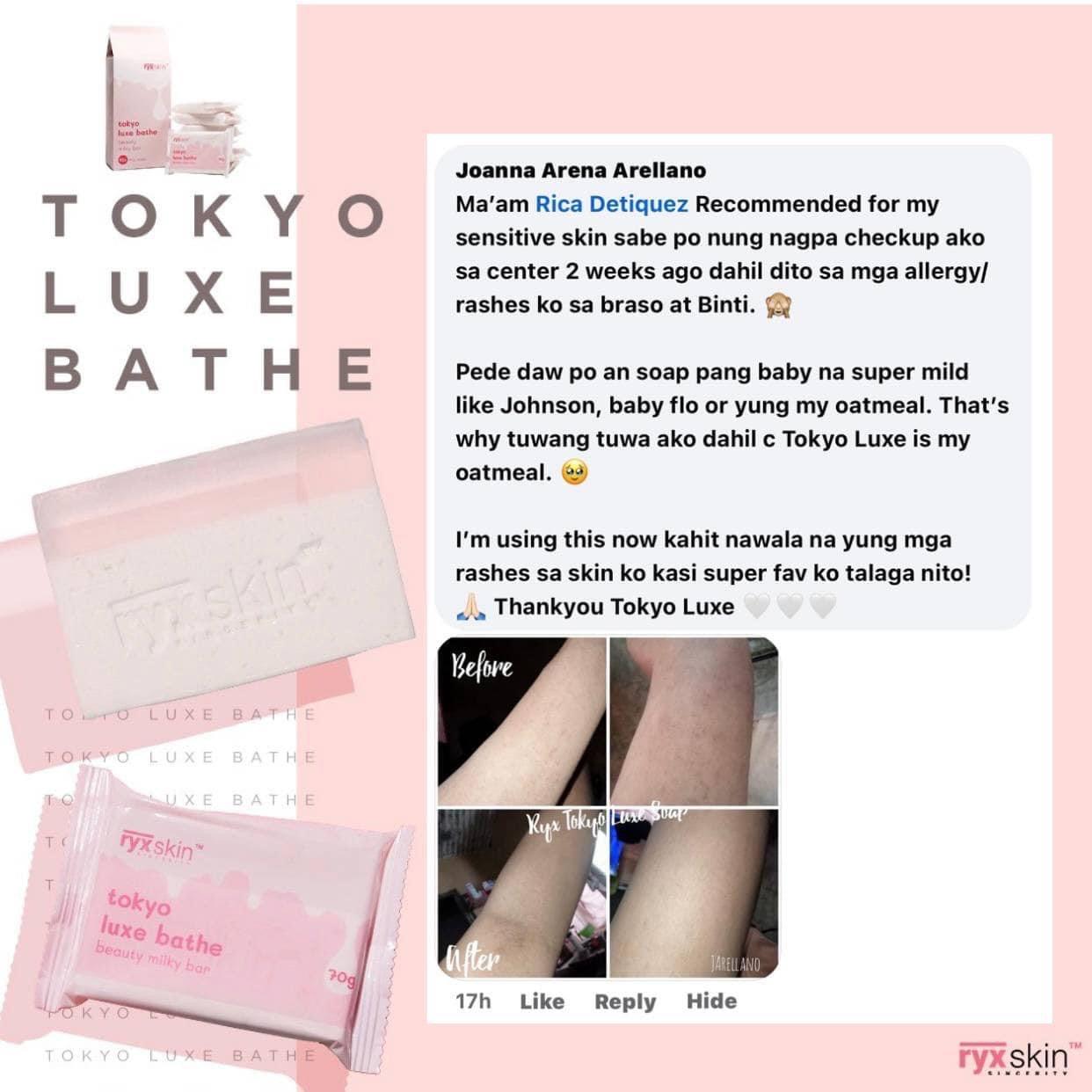 Ryxskin Tokyo Luxe Bathe Beauty Milk Bar