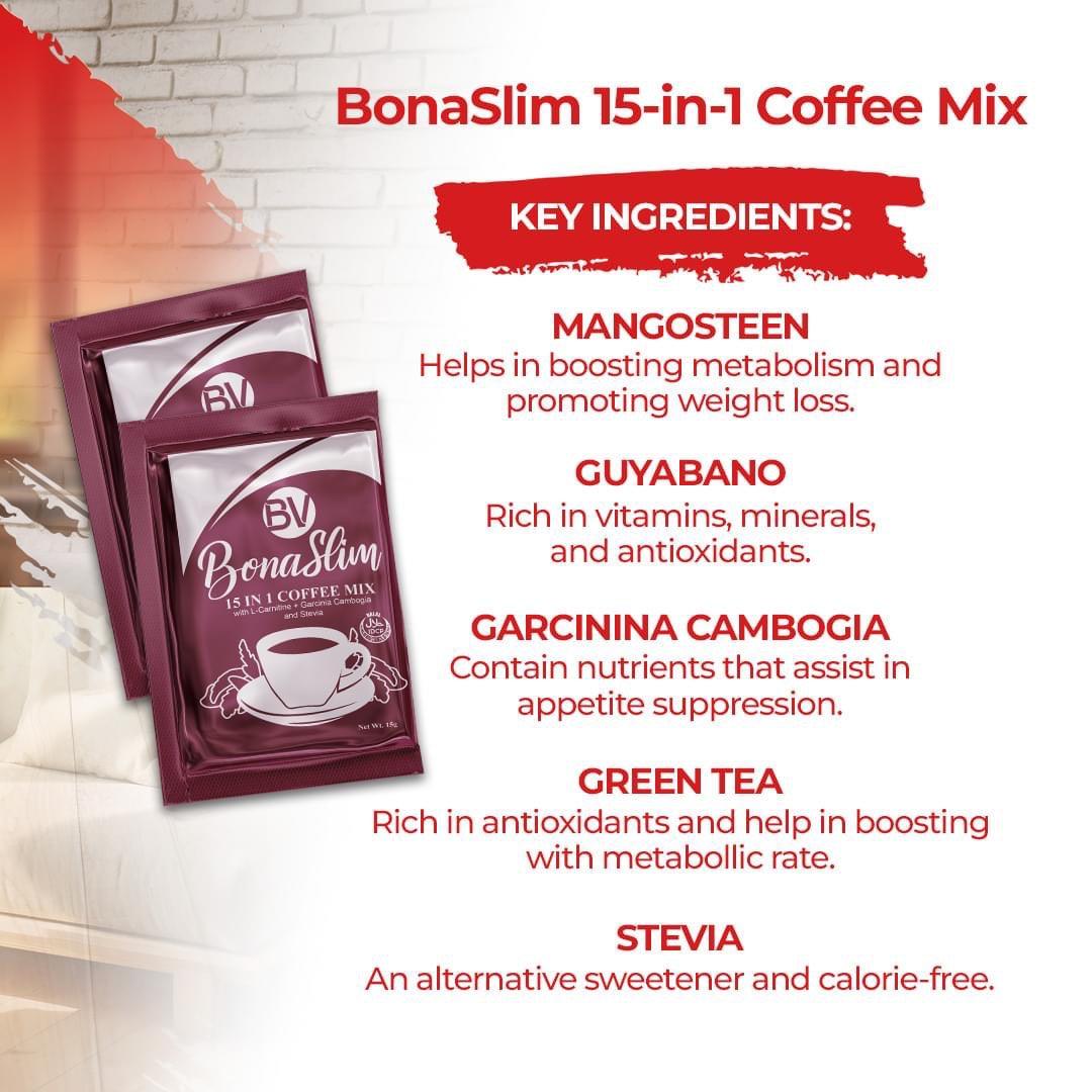 Bona Vita Slim 15 in 1 Coffee Mix